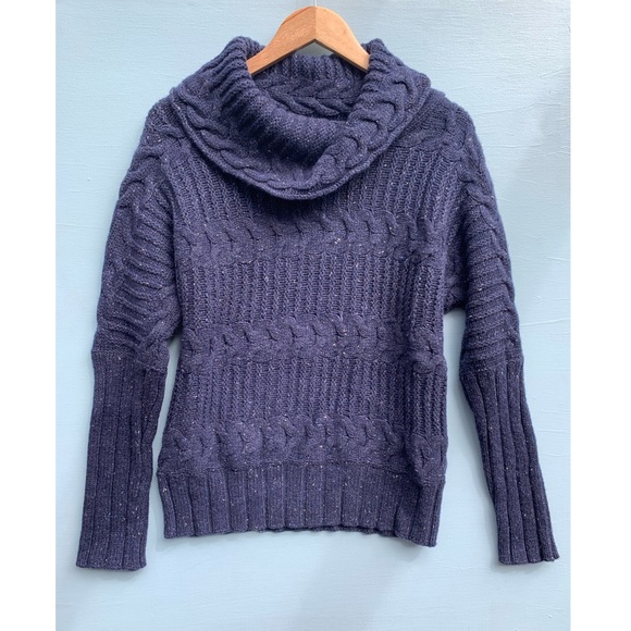 Athleta High Country Cable Knit Sweater 